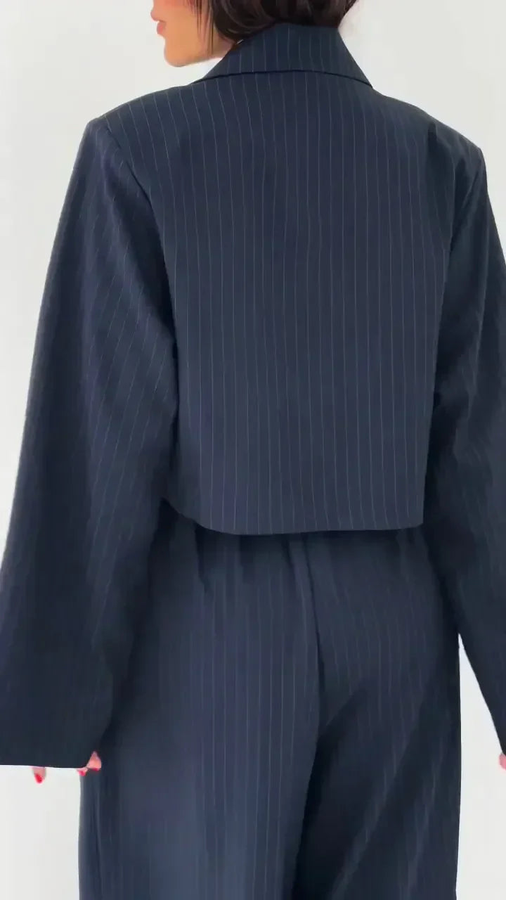 ECLAT - BUSTIER AND BLAZER TROUSER SET