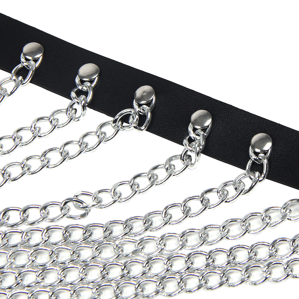 ZAHRA | GOTHIC CHEST CHAIN HARNESS