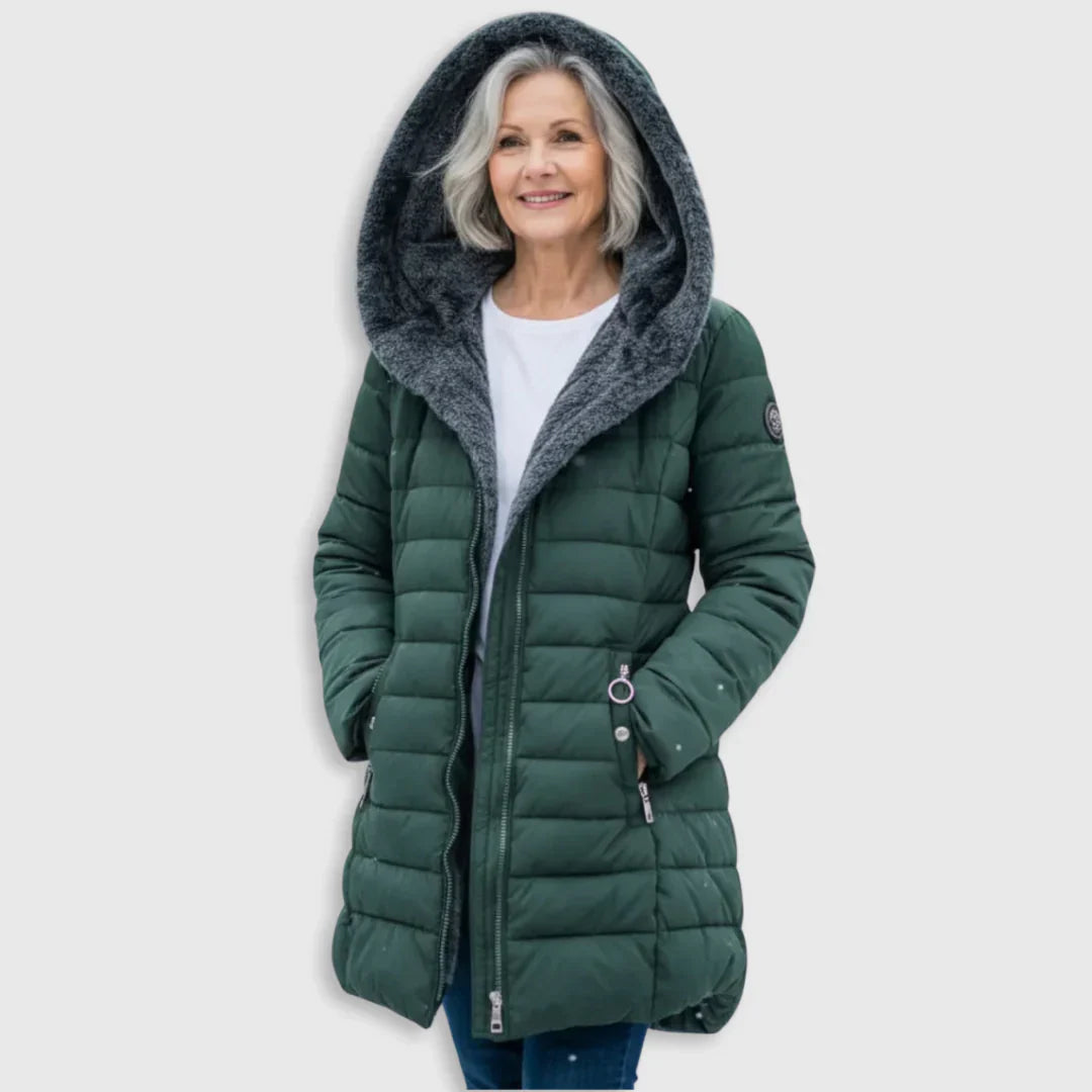 Olivia | Women’s Padded Winter Coat with Hood