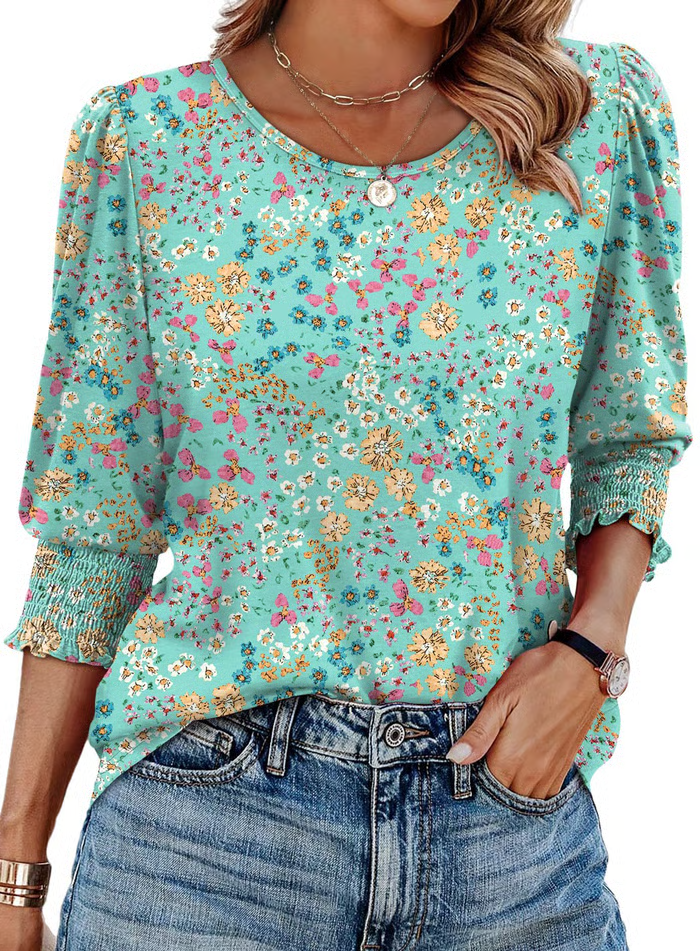 Arika | Printed Charm Top