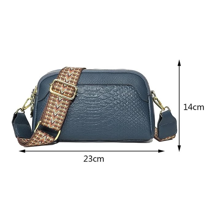 Allira – Croc-Pattern Mini Crossbody Bag