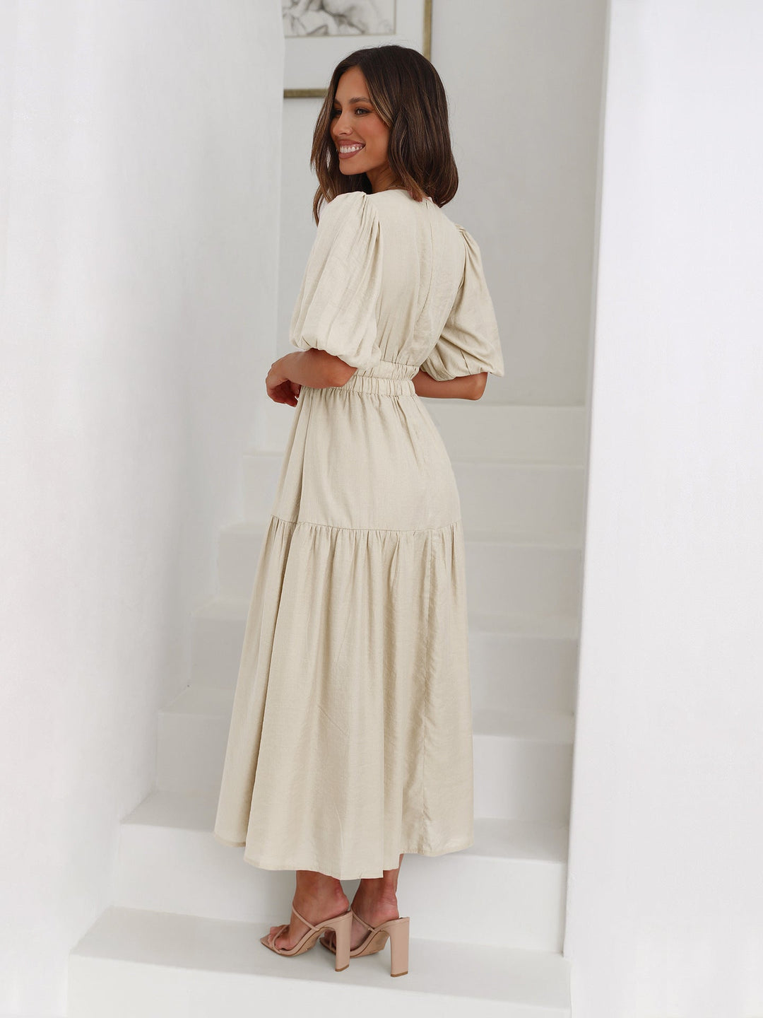 Alexandria™ | Puff Sleeves Dress