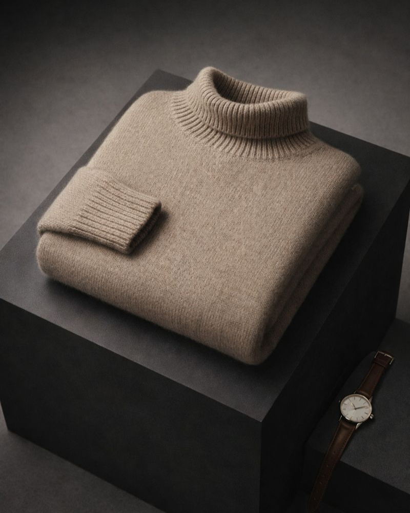 Isabella Soft High-Neck Sweater