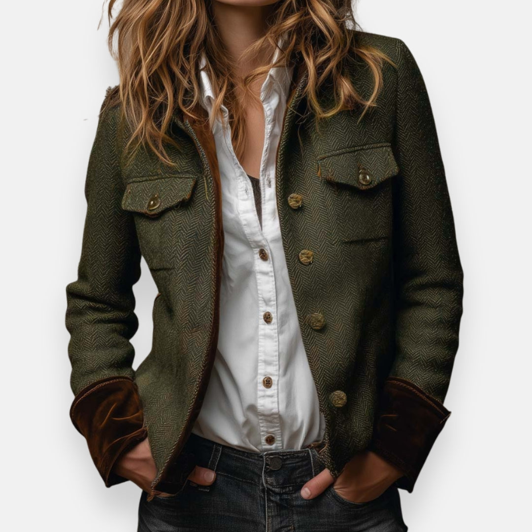 Ana Jacket | Elegant with Velvet Details