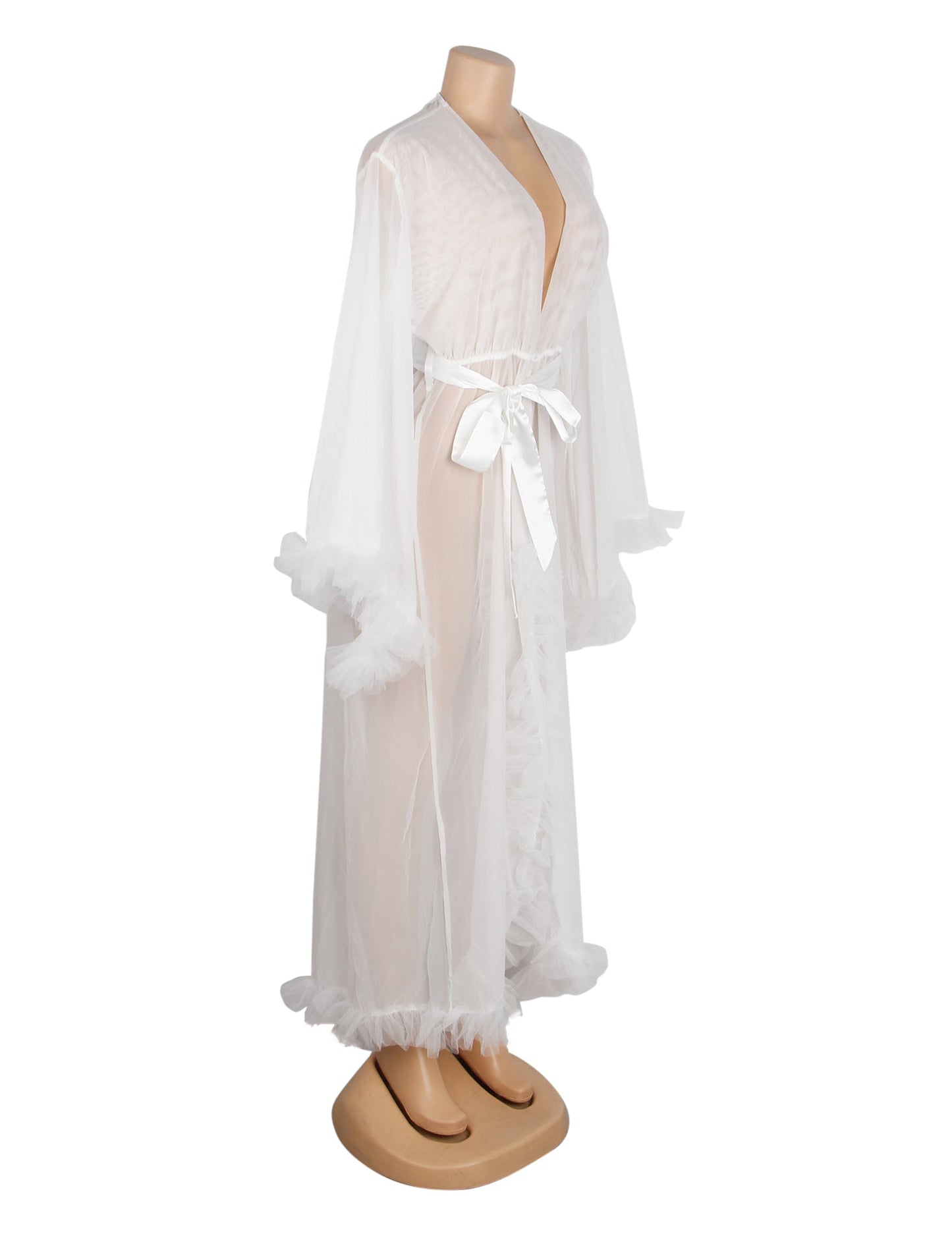 Seraphine Lumière™ | Sheer Feathered Negligee