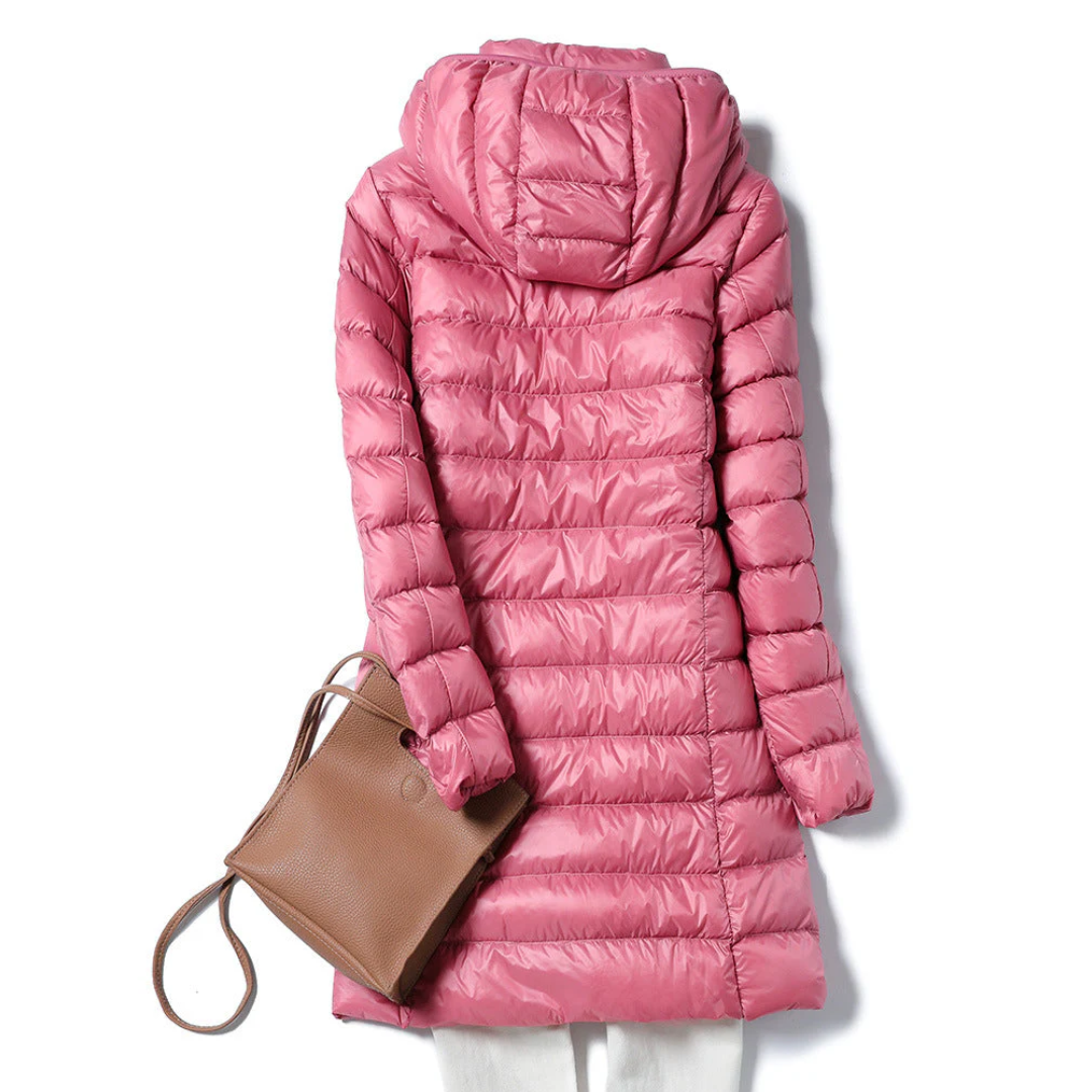 Katie™ - Long Ultralight Puff Down Jacket