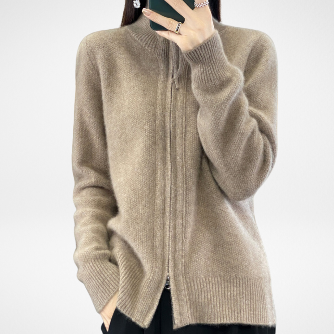 Giovana | Zip Cardigan