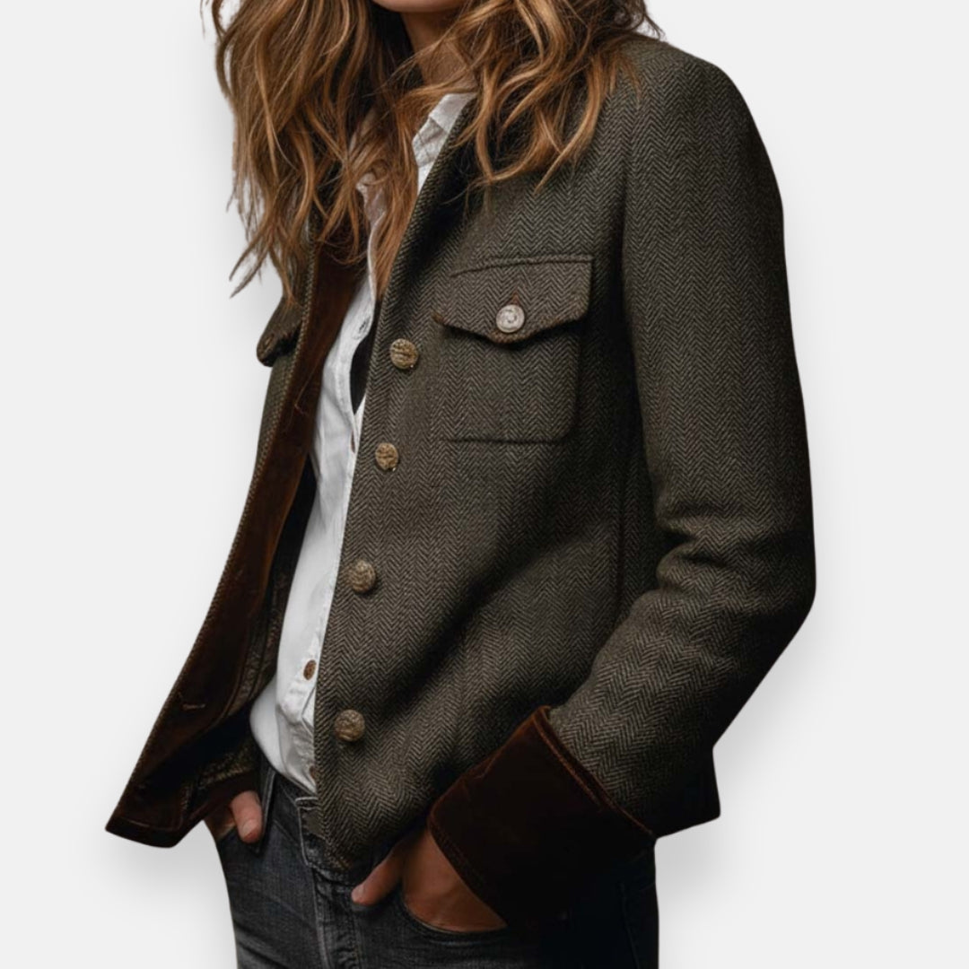 Ana Jacket | Elegant with Velvet Details