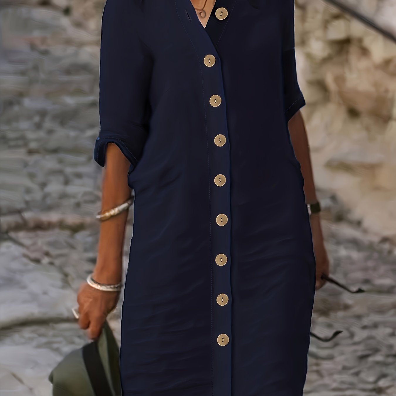 Mirella – Button-Down Shirt Dress