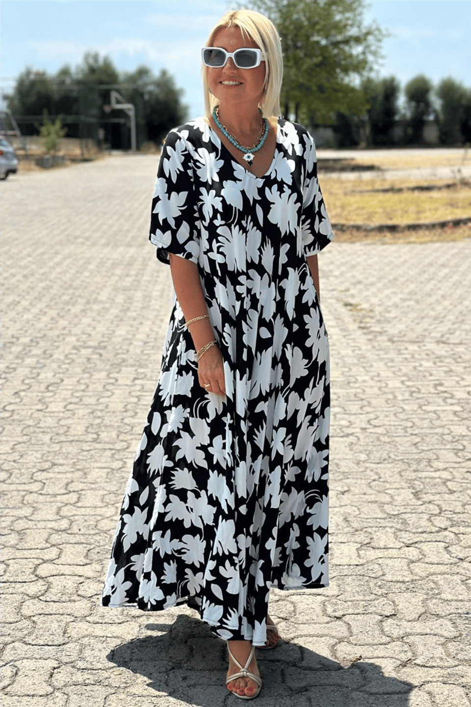 SinclairFashionSydney | Elegant Dress with Flattering Tummy Coverage