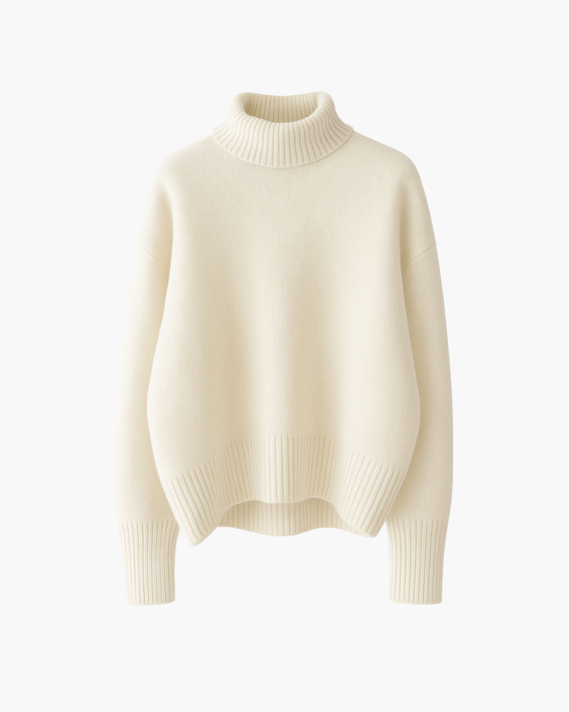 Isabella Soft High-Neck Sweater