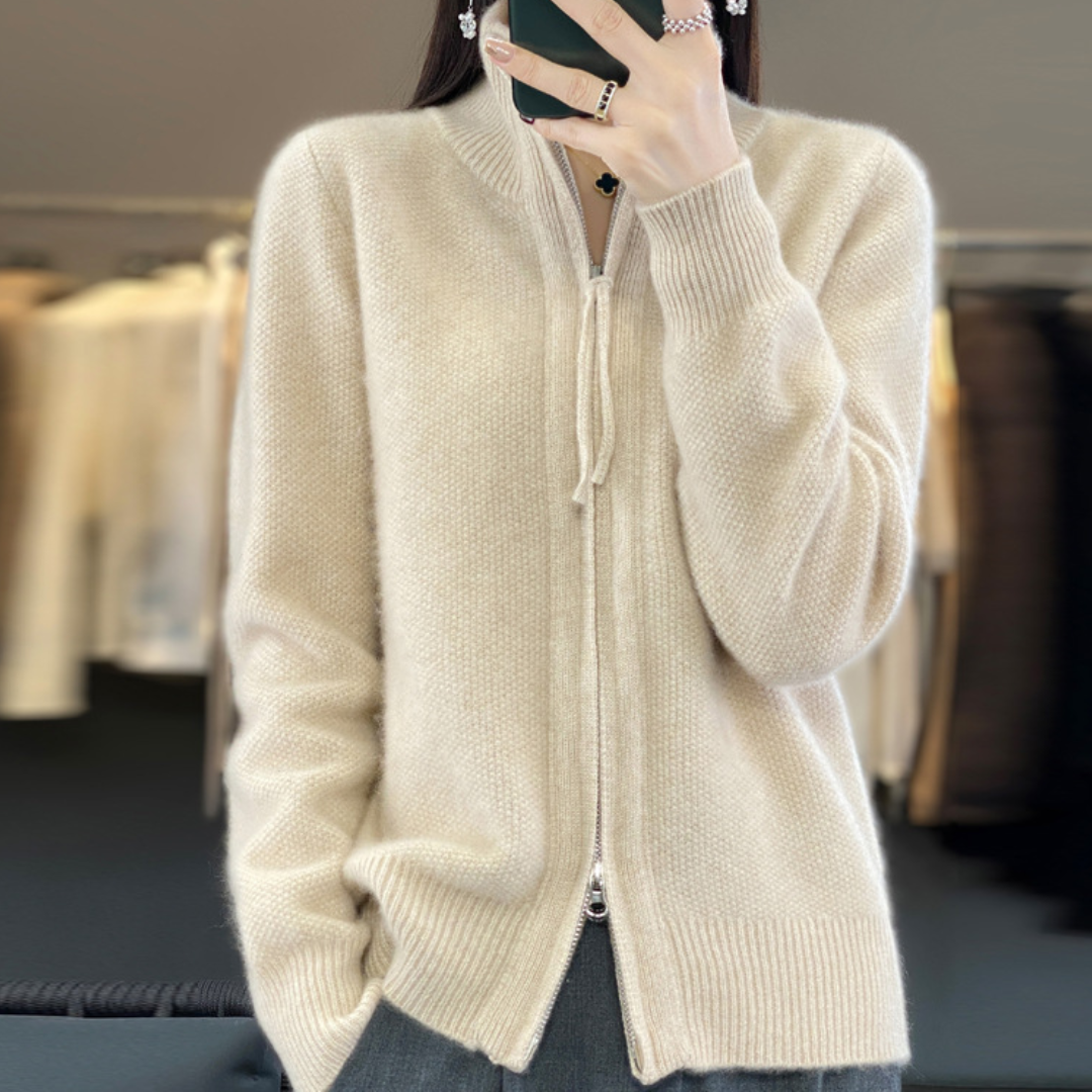 Giovana | Zip Cardigan