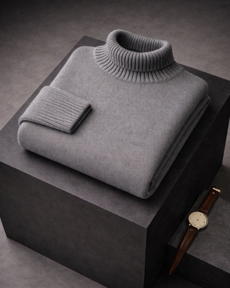 Isabella Soft High-Neck Sweater