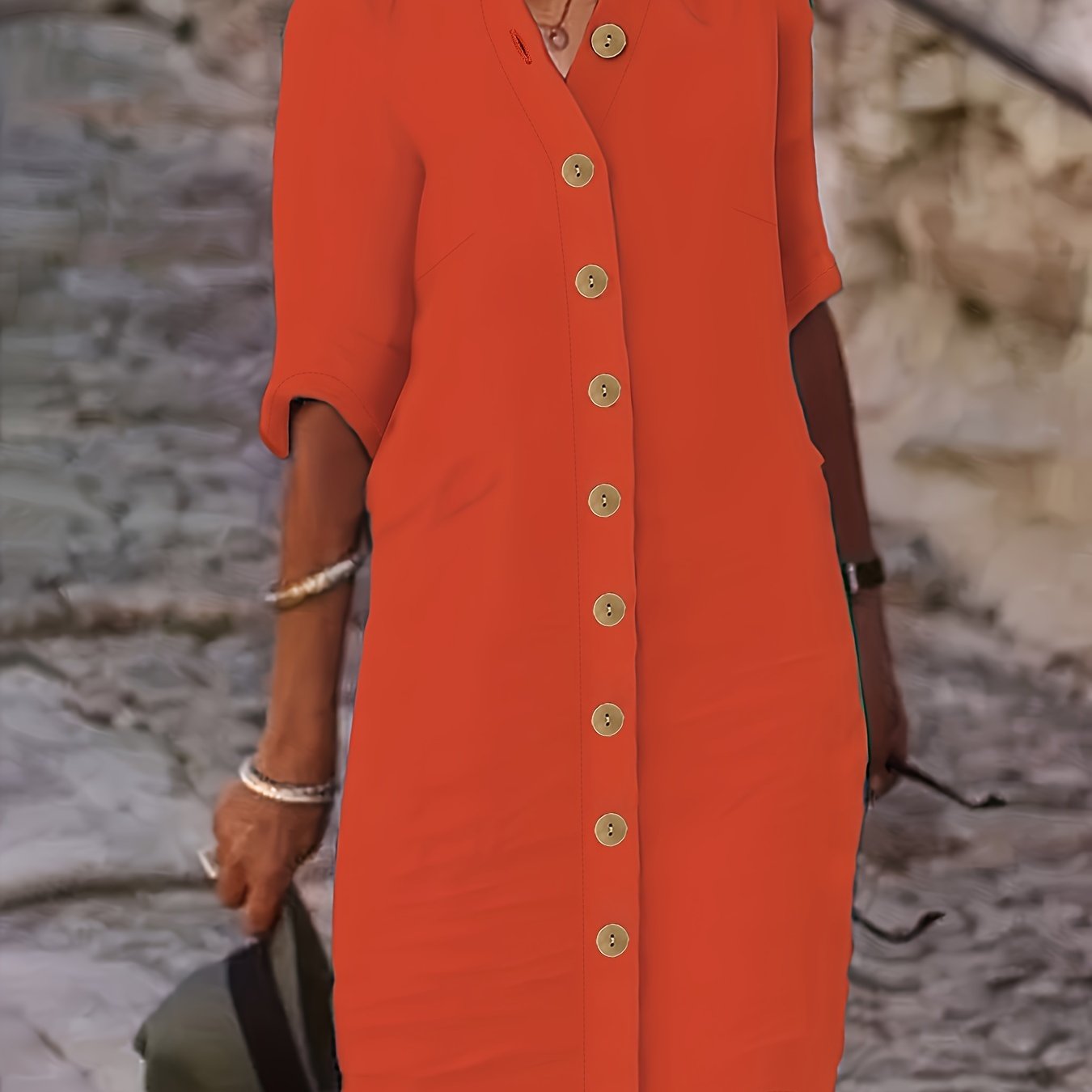 Mirella – Button-Down Shirt Dress