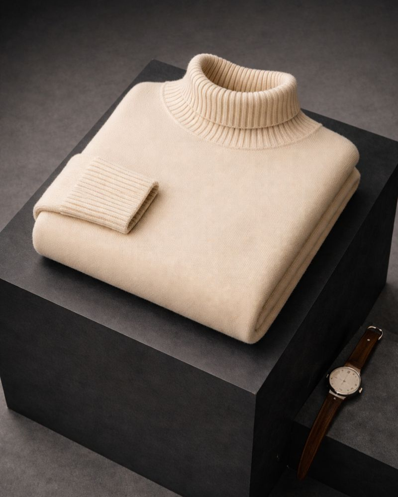 Isabella Soft High-Neck Sweater