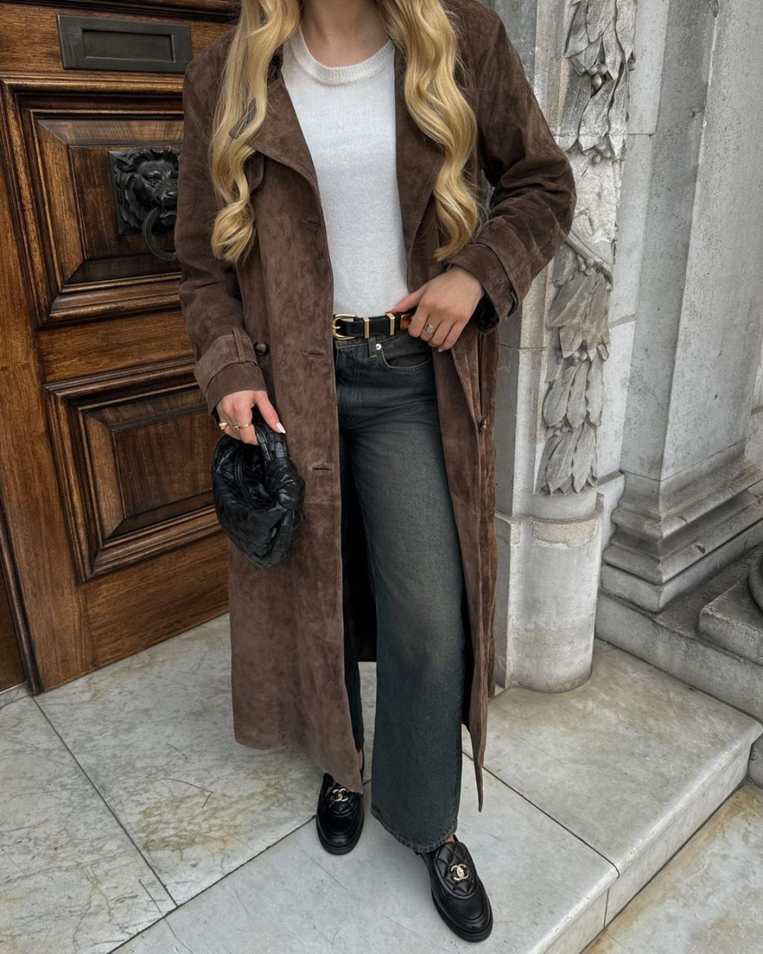 Calisse™ – Long Suede Coat