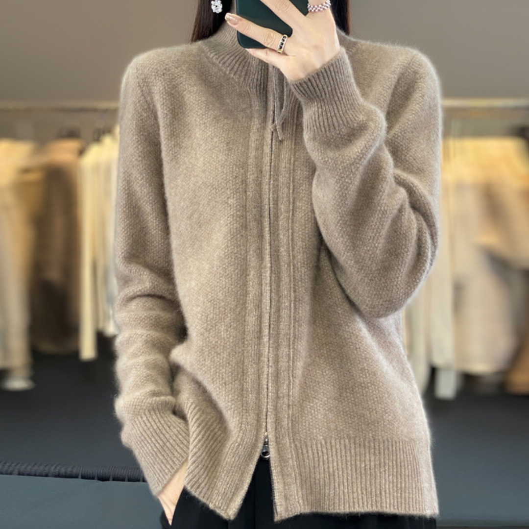 Giovana | Zip Cardigan