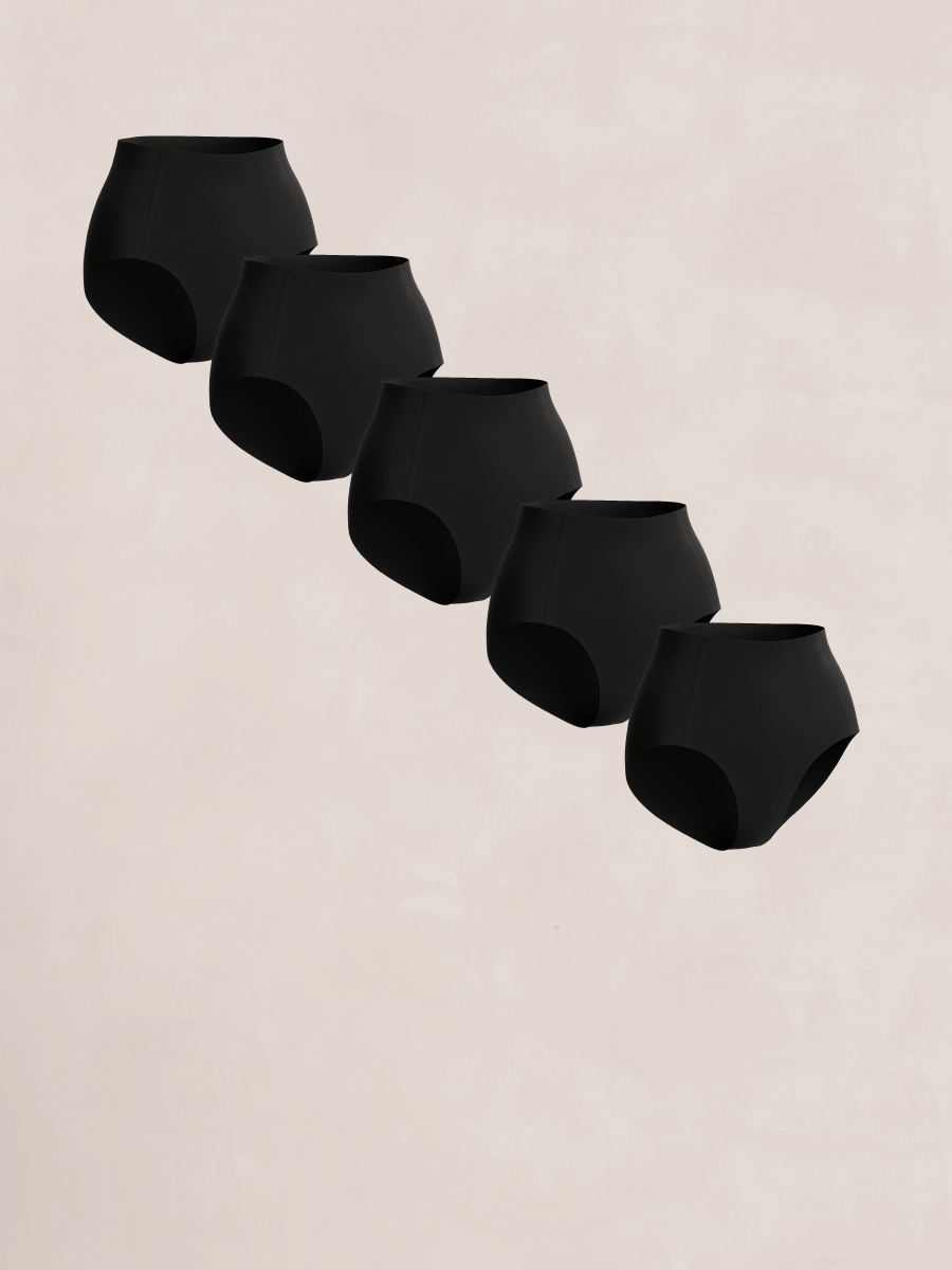 5-Pack Seamless Stretch Mid-Waist Brief
