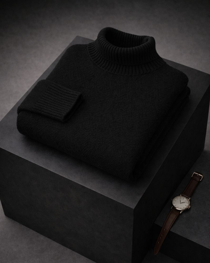 Isabella Soft High-Neck Sweater
