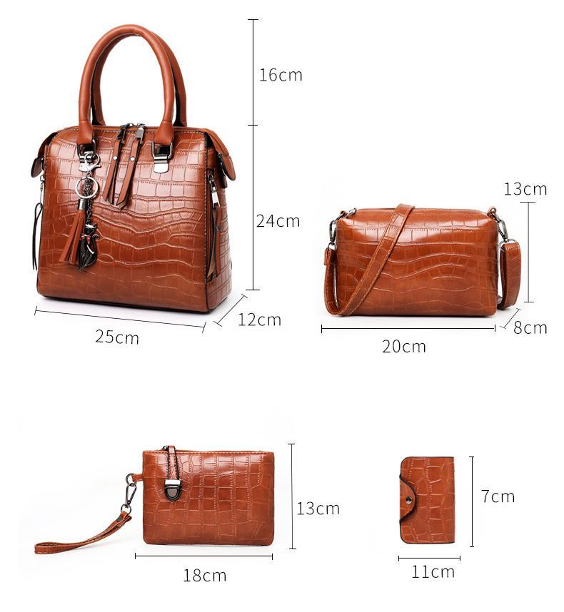 Soreya – Classic Elegance 4-Piece Bag Set