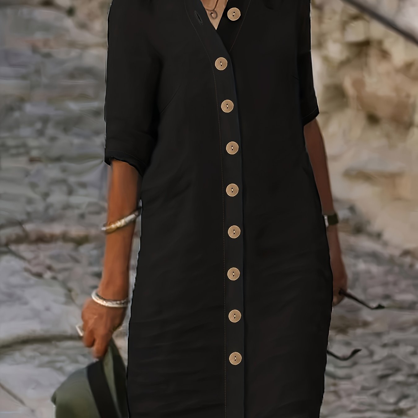Mirella – Button-Down Shirt Dress