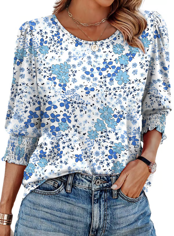 Arika | Printed Charm Top