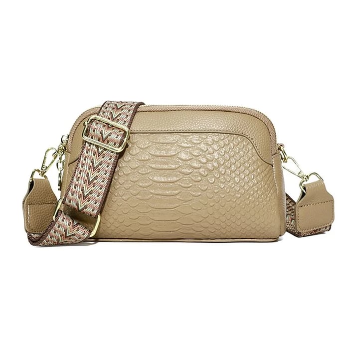 Allira – Croc-Pattern Mini Crossbody Bag