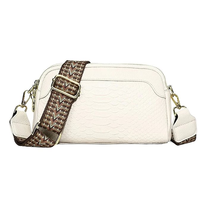 Allira – Croc-Pattern Mini Crossbody Bag