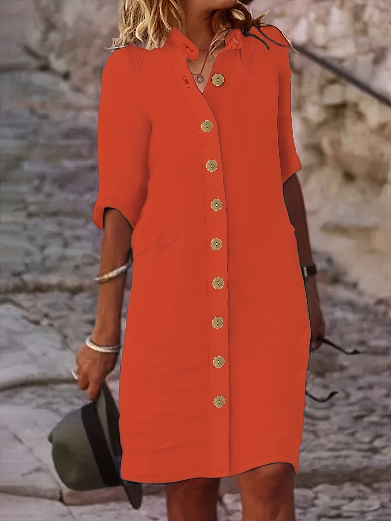 Mirella – Button-Down Shirt Dress