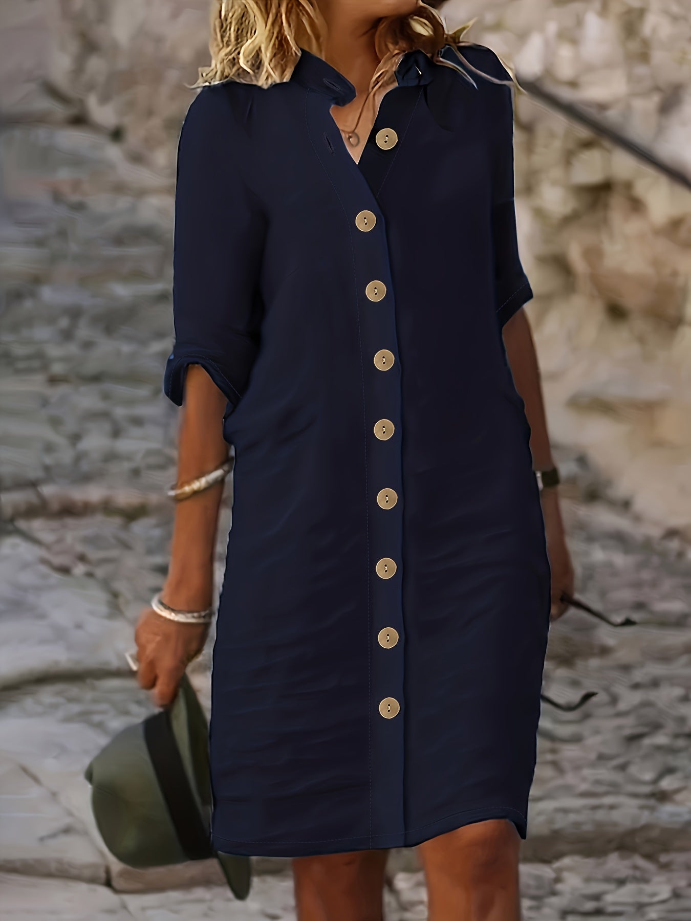 Mirella – Button-Down Shirt Dress