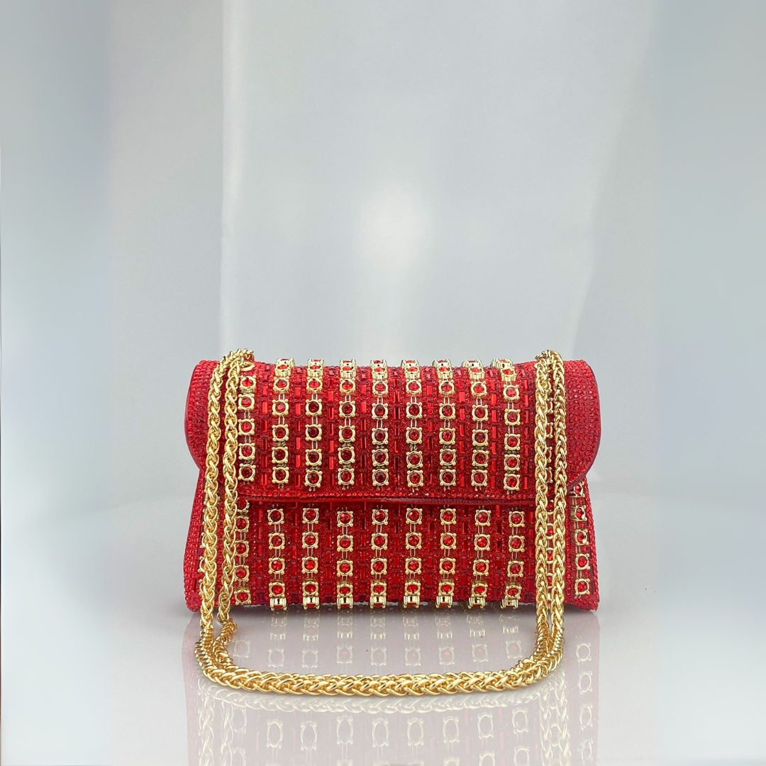 Nayeli – Chic Chain Coloured Diamond Shoulder Bag