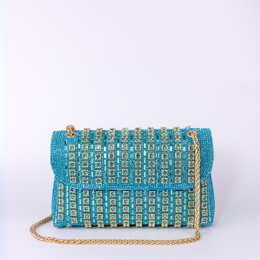 Nayeli – Chic Chain Coloured Diamond Shoulder Bag