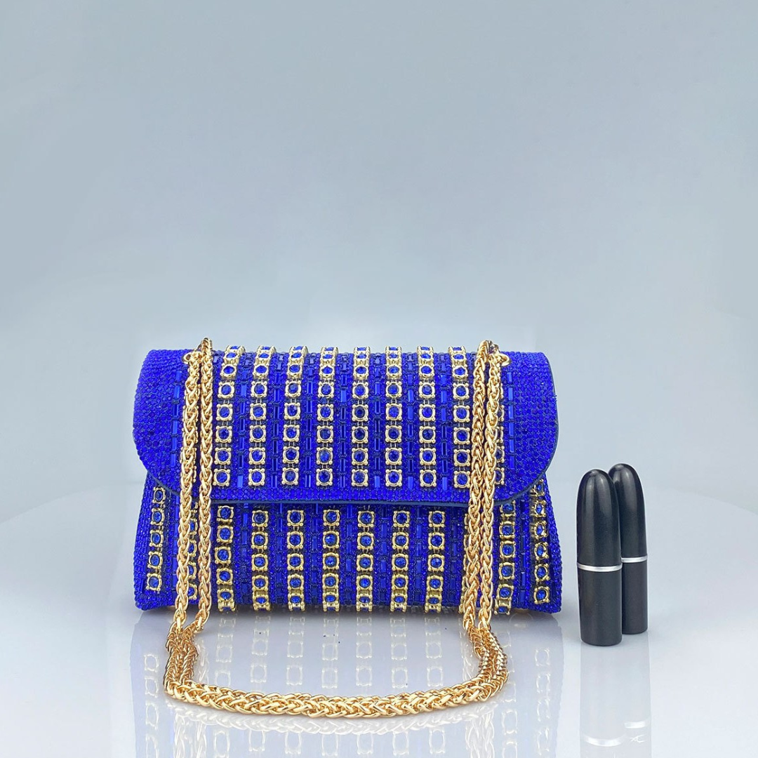 Nayeli – Chic Chain Coloured Diamond Shoulder Bag