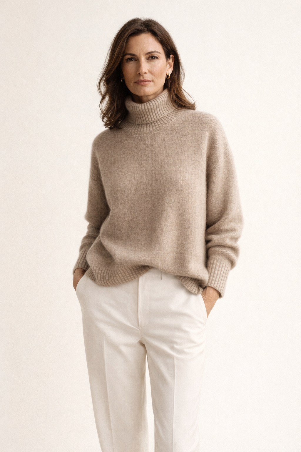 Isabella Soft High-Neck Sweater