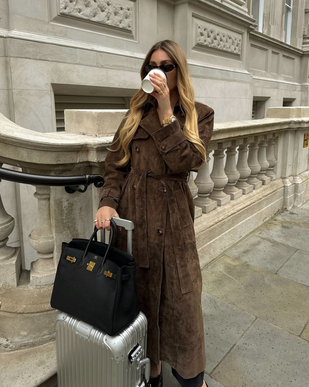 Calisse™ – Long Suede Coat