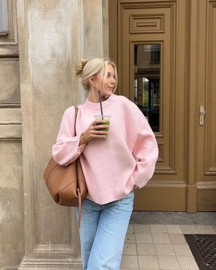 Celisse™ – Soft Pink Sweater