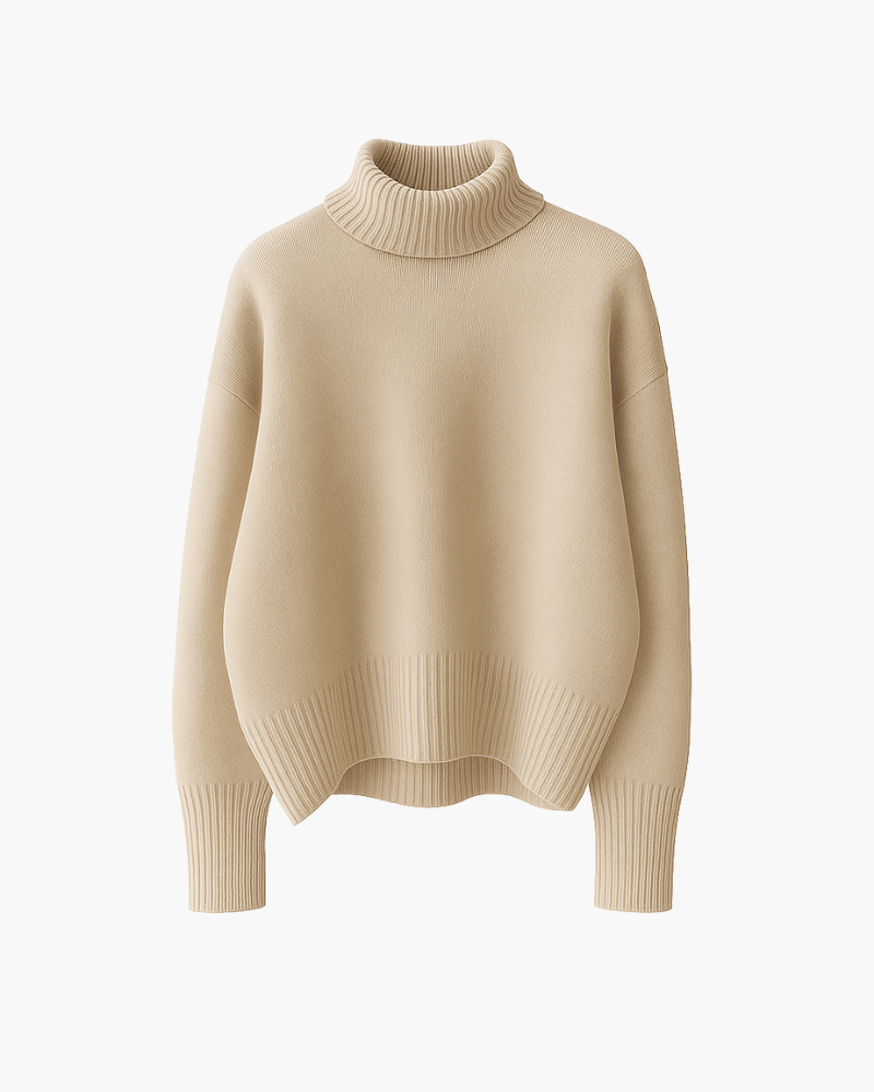 Isabella Soft High-Neck Sweater