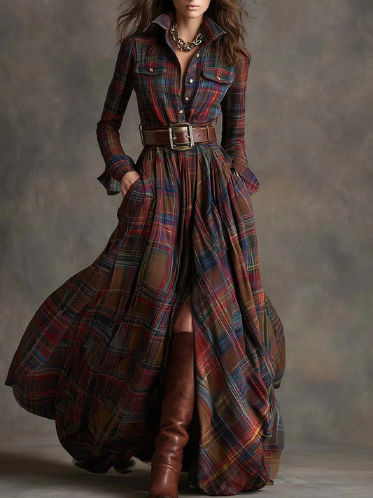 The Bonnie | Heritage Maxi Shirt Dress