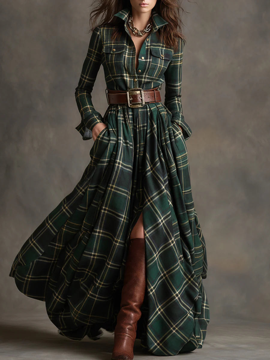 The Bonnie | Heritage Maxi Shirt Dress