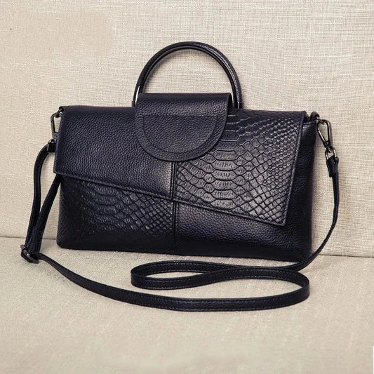 Celia – Structured Black Handbag