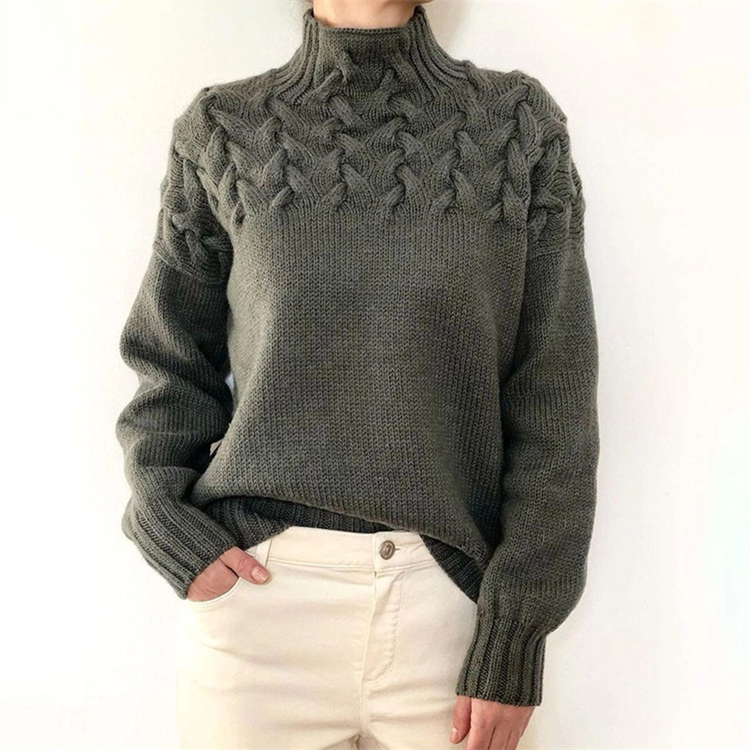 Tiarni™ - Knitted Turtleneck Sweater