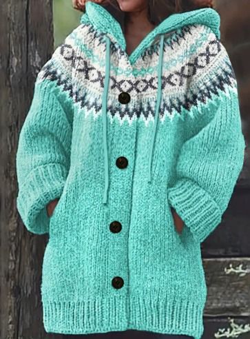 Amora™ | Retro Hoodie Cardigan