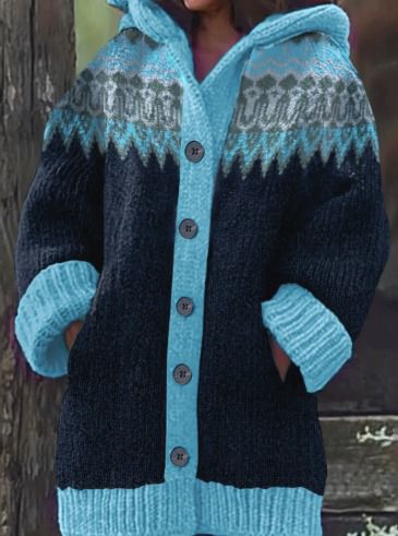 Amari™ | Retro Hoodie Cardigan