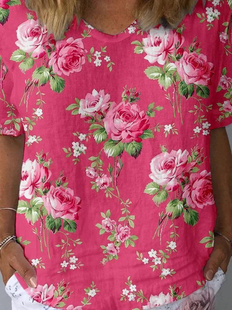 Cindy | Artistic Floral Shirt