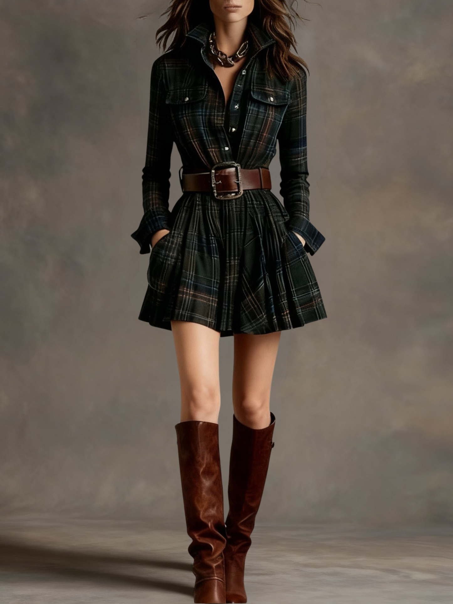 The Bonnie | Heritage Check Dress