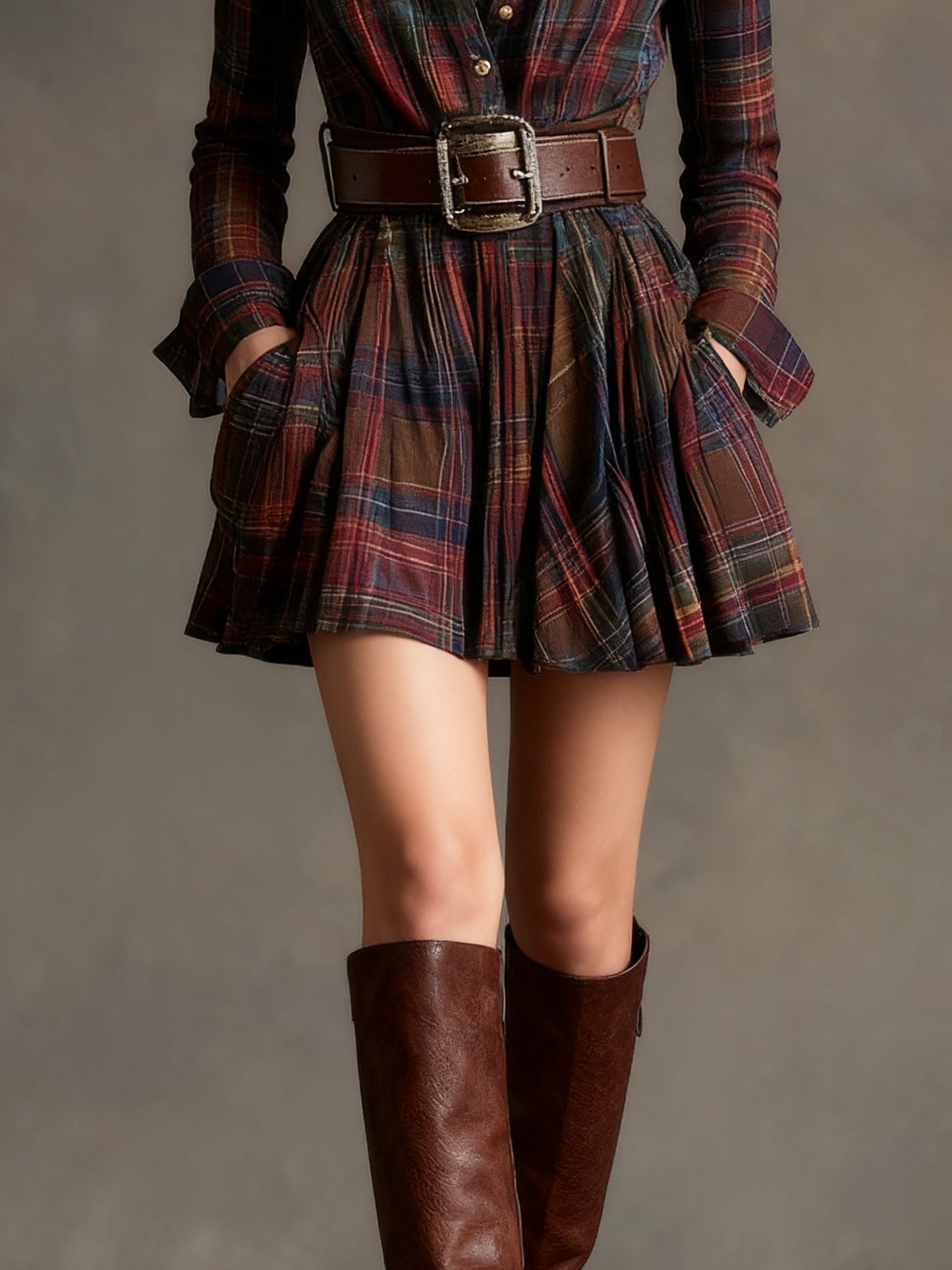 The Bonnie | Heritage Check Dress