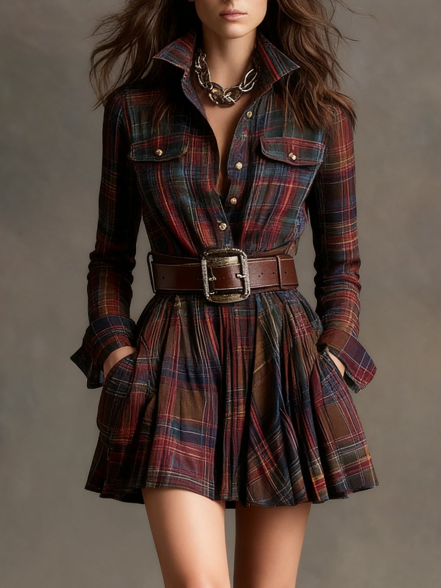 The Bonnie | Heritage Check Dress