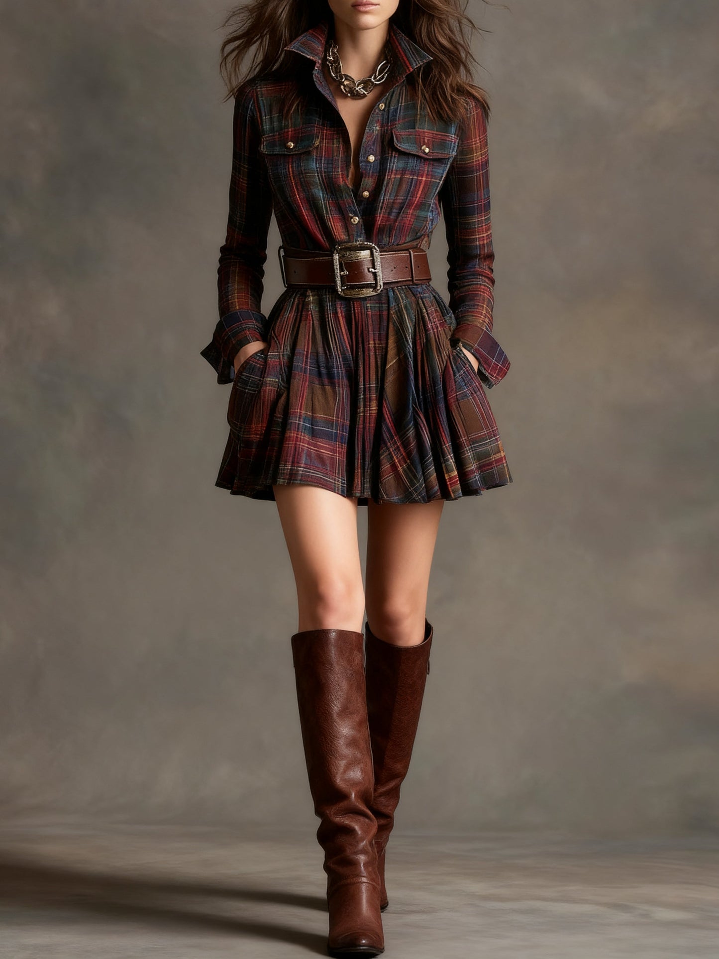 The Bonnie | Heritage Check Dress