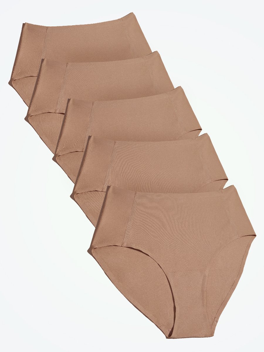 5-Pack Seamless Stretch Mid-Waist Brief
